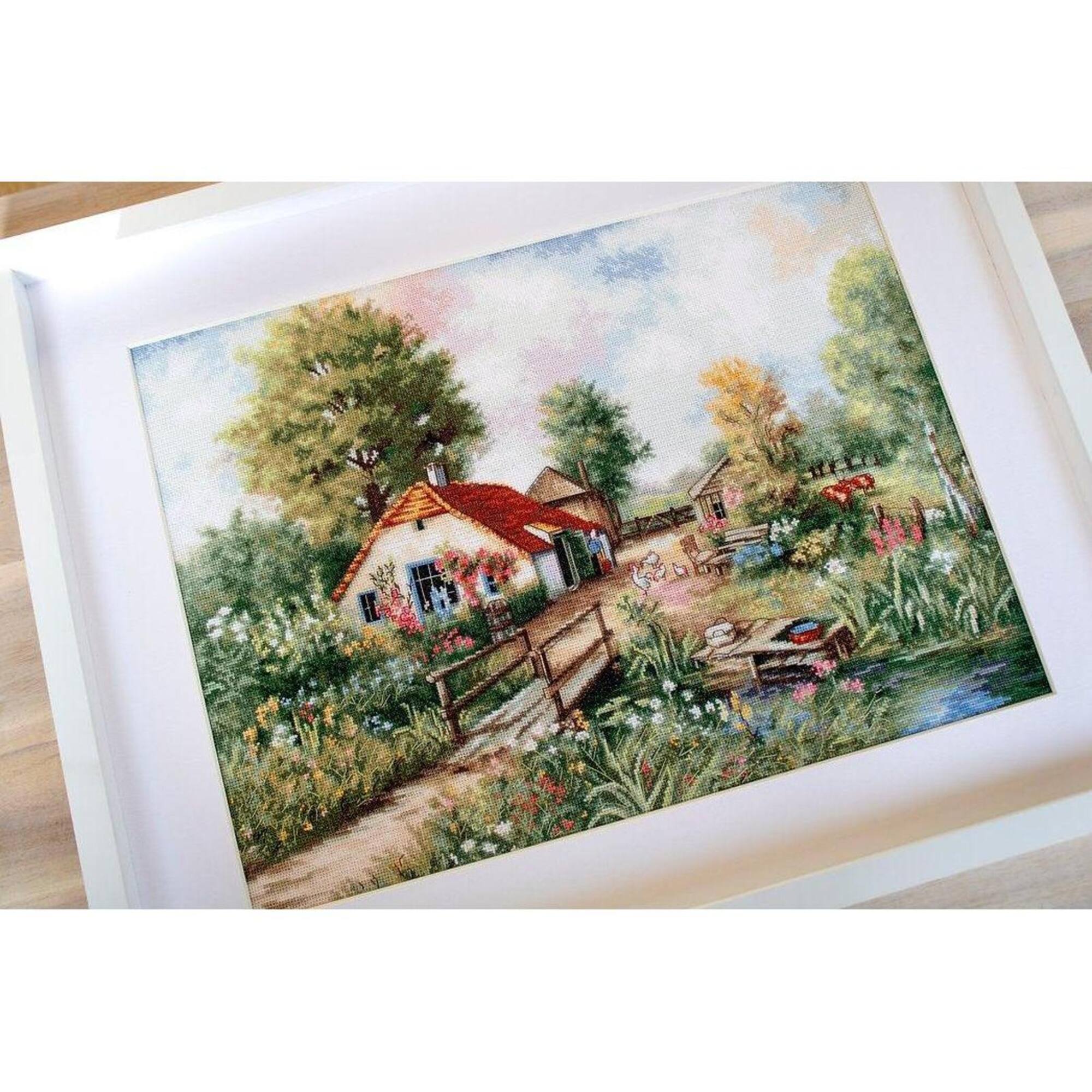 Luca-s Village Landscape Counted Cross Stitch Kit